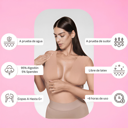 Cinta Levantabusto LiftSkin Tape™ – Soporte invisible, escote perfecto
