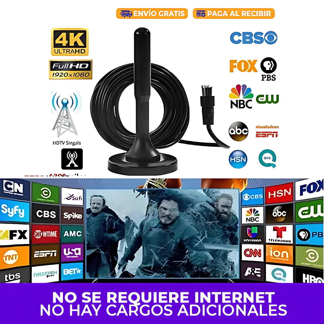 Antena Digital para TDT - Canales Gratis en HD